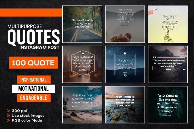I will design 350 motivational quotes,inspirational quotes,image quotes