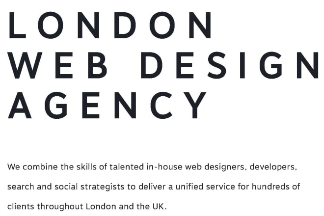 I will design a beautiful and dynamic website from our london based design studio