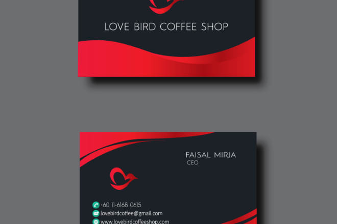 I will design a corporate visiting card