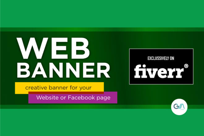 I will design a creative banner for your website or facebook page