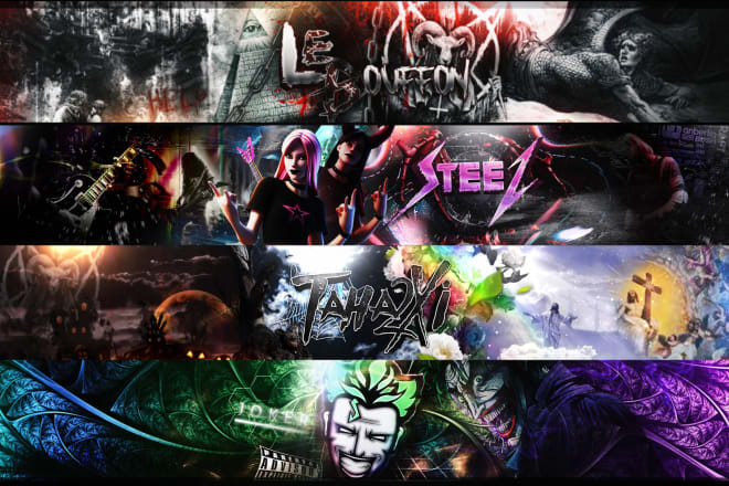 I will design a gaming youtube banner