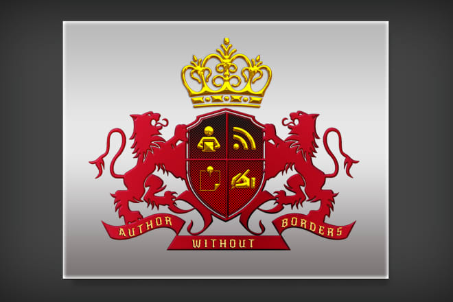 I will design a luxury and classy heraldic logo