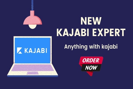 I will design a new kajabi website for you