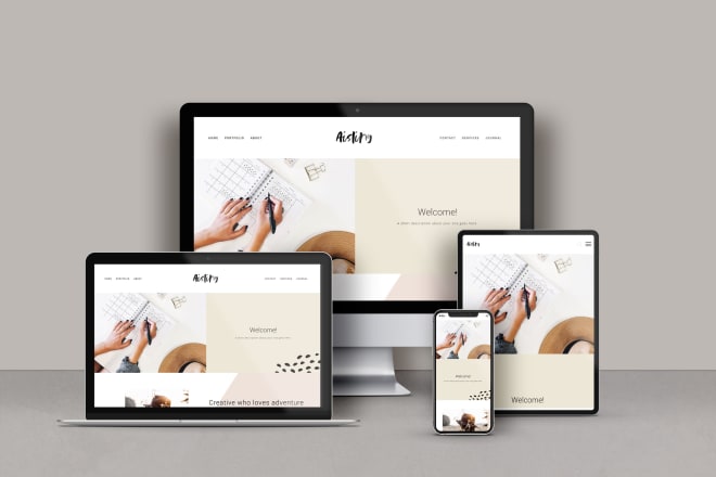 I will design a professional squarespace website for your business