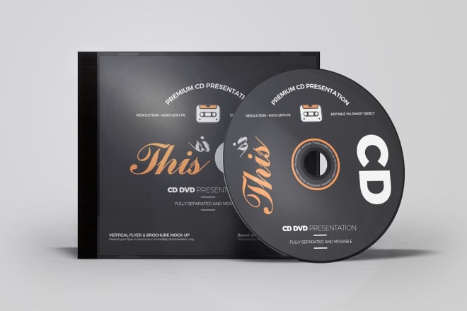 I will design album cover, ebook, kindle, 3d, cd, label,dvd label cd and dvd cover