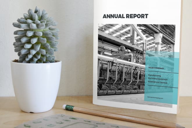 I will design amazing annual report, flyer or corporate brochure