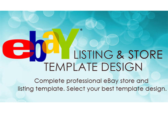 I will design amazing ebay store shop html listing template
