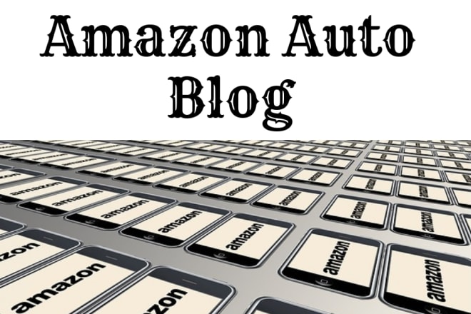 I will design amazon auto blog affiliate website