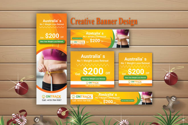 I will design an attractive web banner and ads