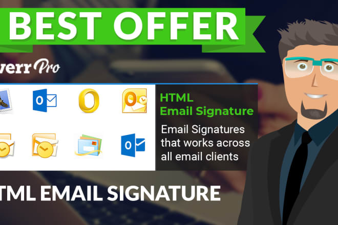 I will design and code your email signature in HTML
