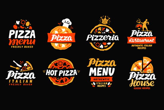 I will design any kind of pizza logo and menu