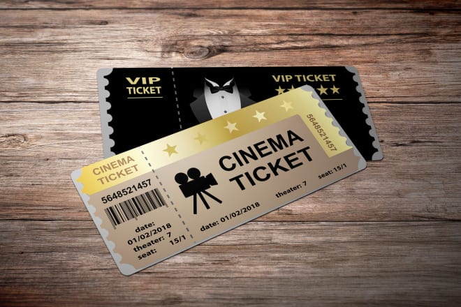 I will design astonishing ticket for any event