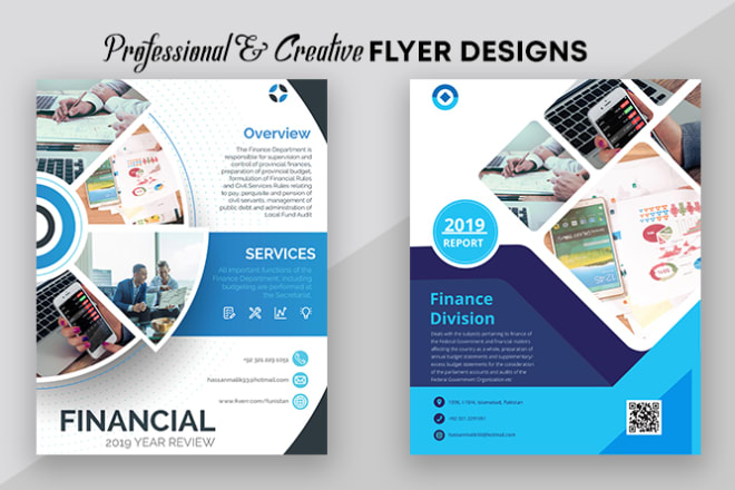 I will design attractive and creative flyer