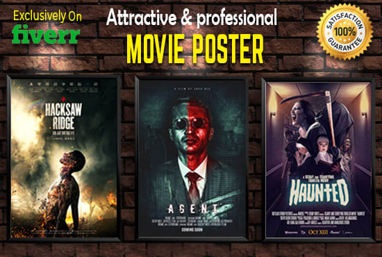 I will design attractive and professional movie poster and flyers