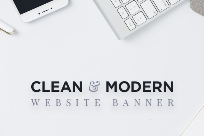 I will design attractive website banner
