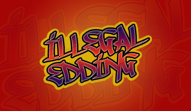 I will design awesome graffiti text for t shirt, sticker, and logo