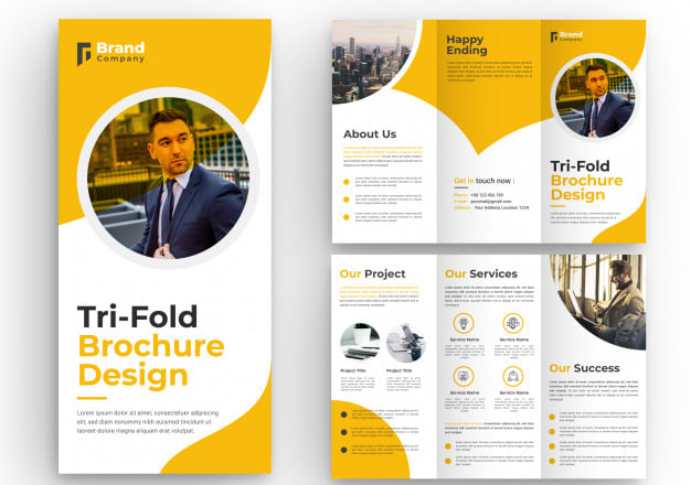 I will design awesome tri or bi fold brochure within 24 hours