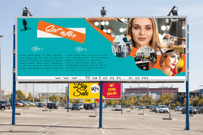 I will design billboard, digital billboard, signage, indoor outdoo