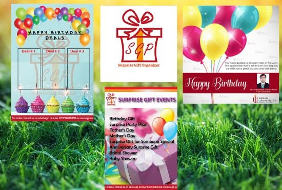 I will design birthday card, wedding cards, event invitation card