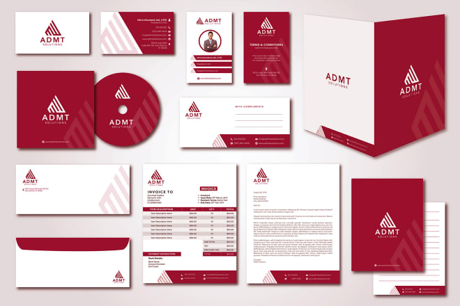I will design business cards, stationery and brand identity