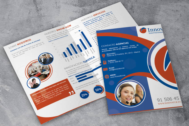 I will design business flyer, brochure, tri fold, two fold