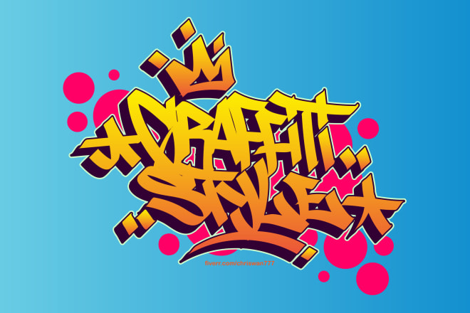 I will design cool graffiti artwork in my style