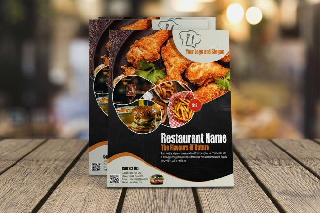 I will design creative flyer,brochure,event and food covers