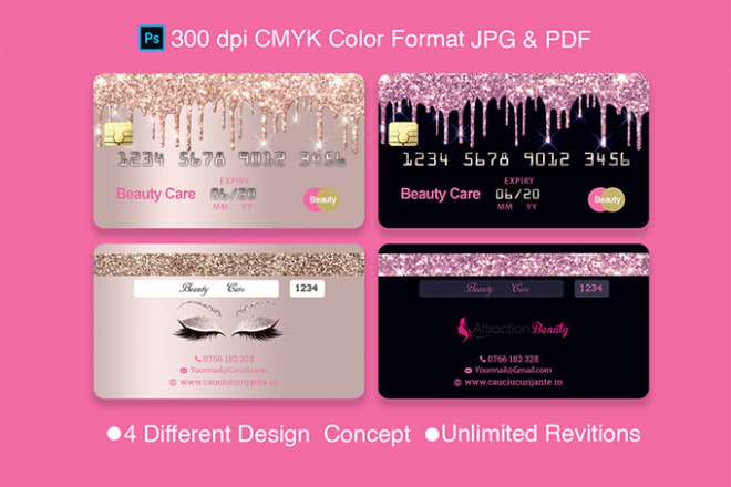 I will design credit card or any type of business card design