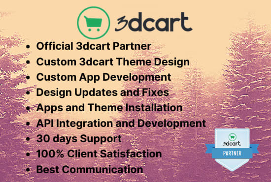 I will design, develop, customize theme or migrate 3dcart store