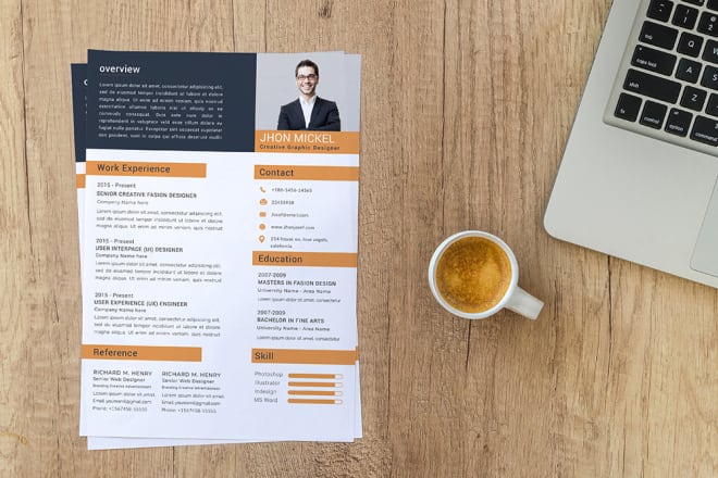 I will design, edit and redesign a professional CV or resume