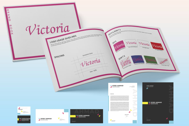 I will design elegant brand manual, brand book, brand style guides
