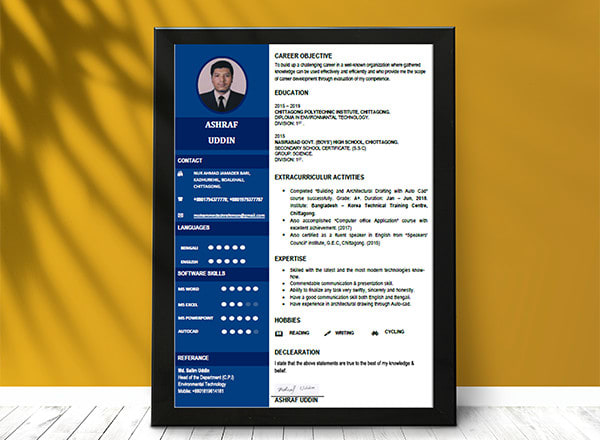 I will design eye catching CV and resume for you