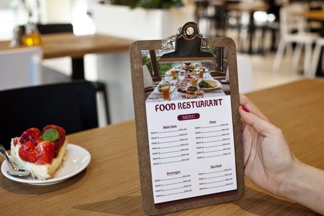 I will design food menu, restaurant menu and digital menu in low cost