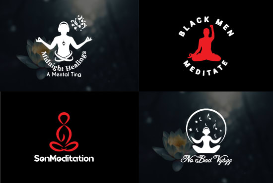 I will design health and fitness, yoga,meditation and wellness logo