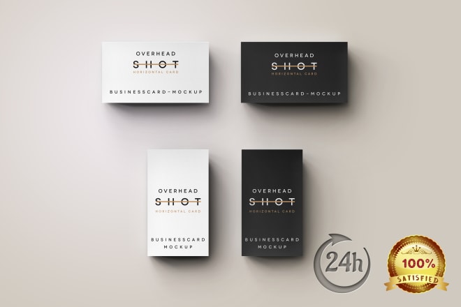 I will design horizontal and vertical simple business card