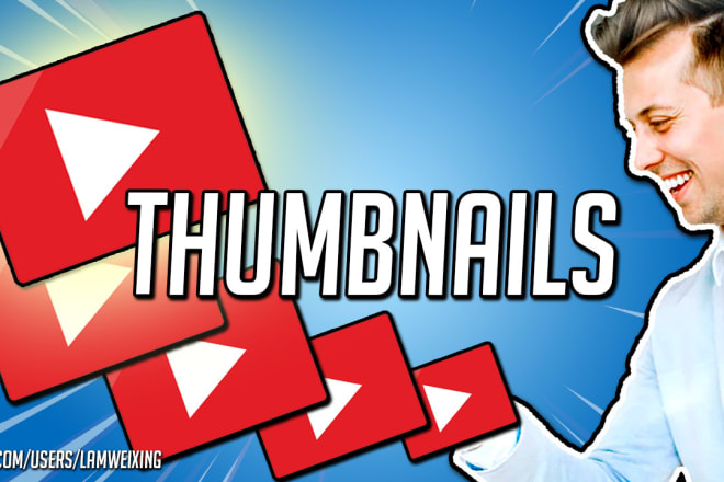I will design irresistible clickbait youtube thumbnails