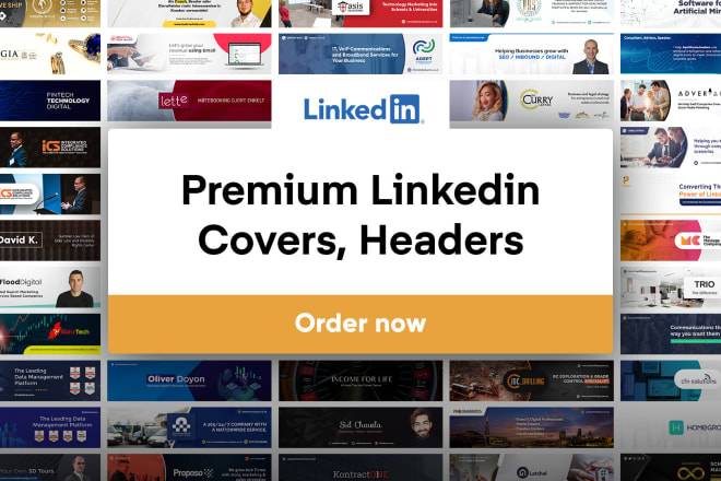 I will design linkedin banner, cover, header