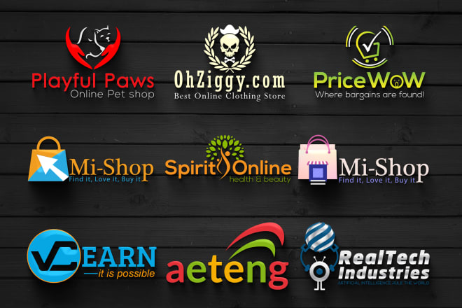 I will design logo for ecommerce website online shopify store shop and blog