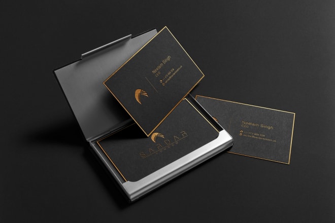 I will design luxury business cards with 2 samples