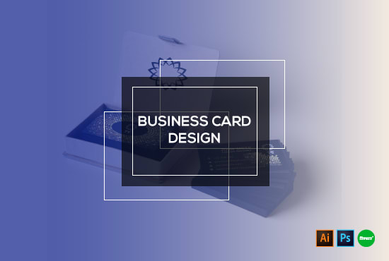 I will design minimalist business card