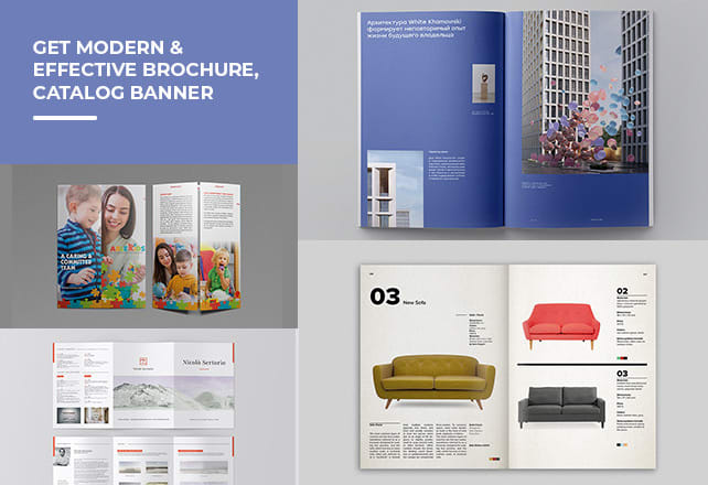 I will design modern, effective brochure,catalog for you