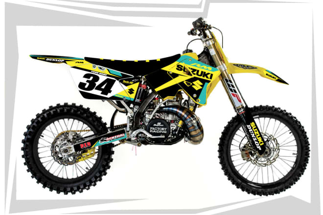 I will design motorcycle mx, atv, utv, snowmobile, boat jetski wrap