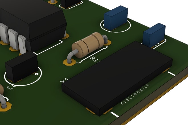 I will design pcb in eagle software