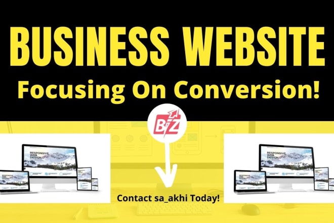 I will design perfect conversion focused business website