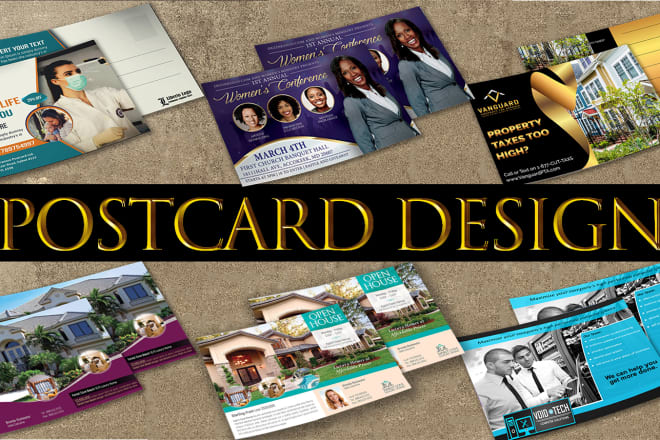 I will design postcard and rack card in 24 hour