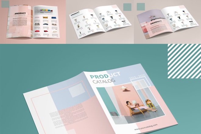 I will design professional bifold, trifold brochure, catalog, in 24 hours