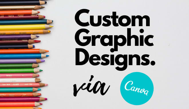 I will design professional custom graphic via canva within 24 hours