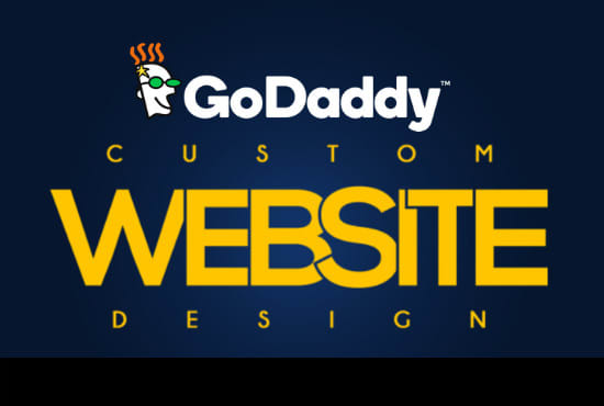 I will design professional godaddy or wordpress website design