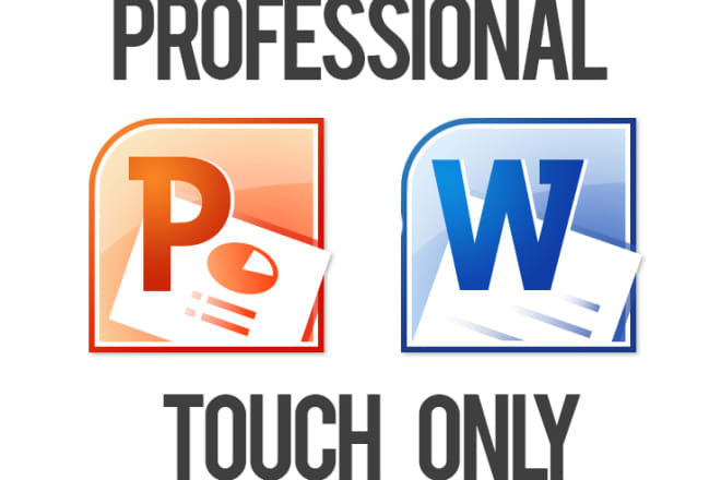 I will design professional word or powerpoint presentation