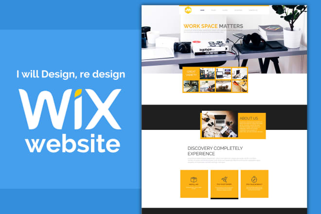 I will design, re design incredible wix website